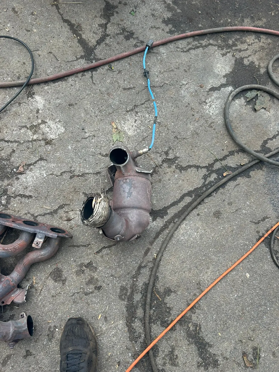 Exhaust repair and welding work in Cornwall Ontario, photo 1